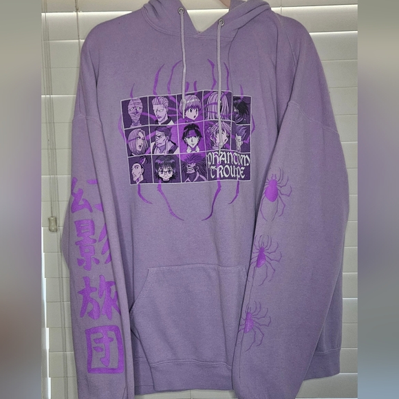 Hot Topic Anime HUNTER X HUNTER Purple Hoodie XL - Picture 1 of 3
